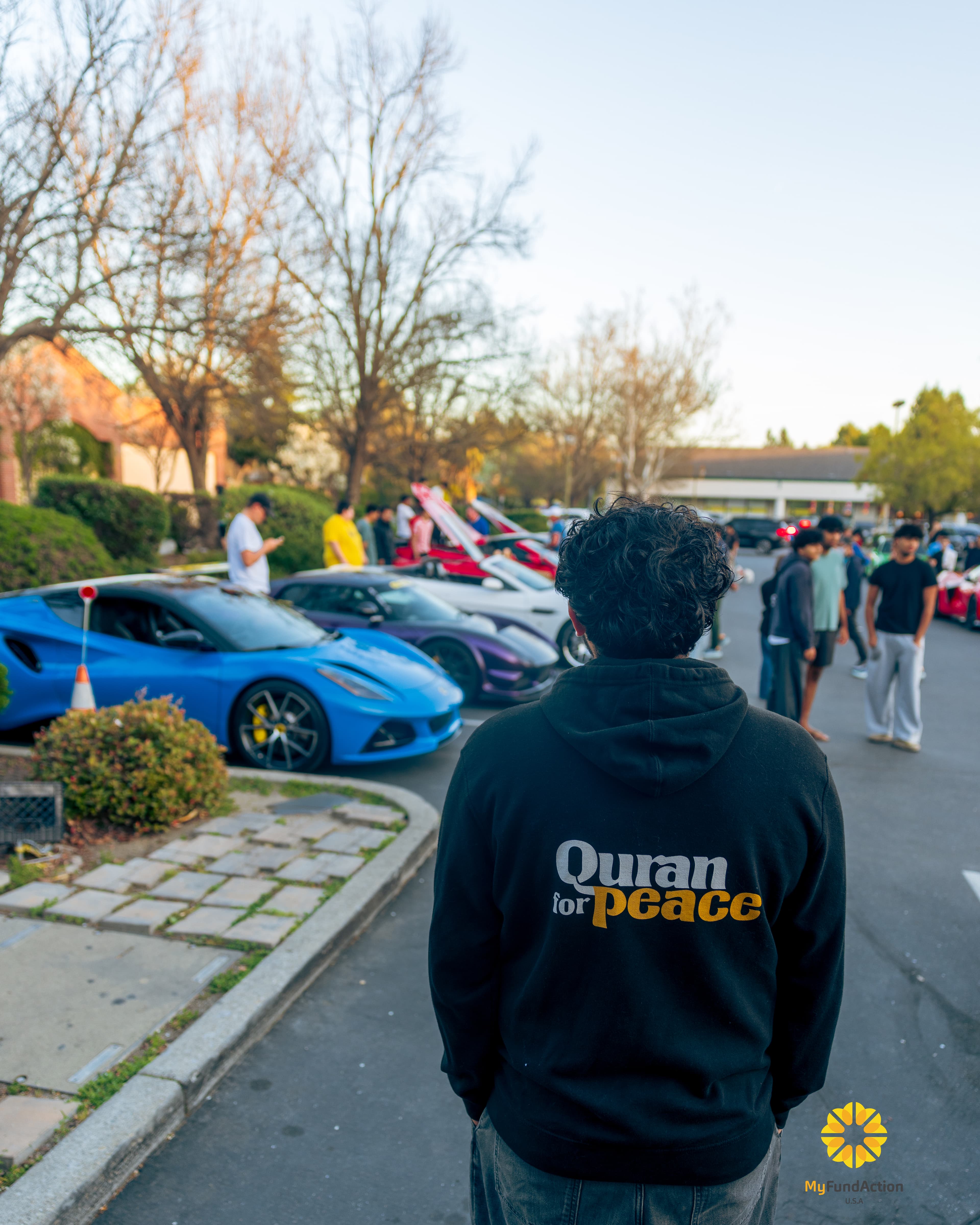 Interior of a mosque — contemplation and community